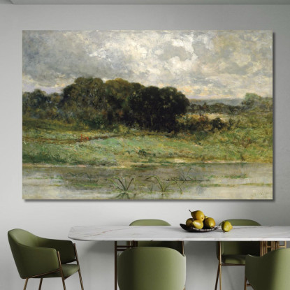 Terra Paludosa Edward Mitchell Bannister emb33 quadro stampato su tela