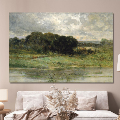 Terra Paludosa Edward Mitchell Bannister emb33 quadro stampato su tela