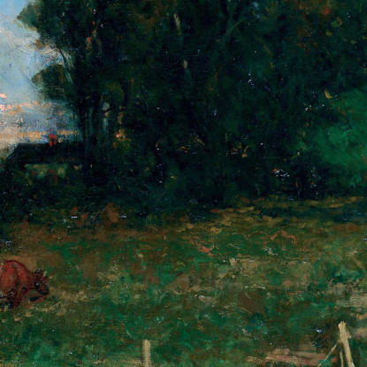 L'Attracco Della Fattoria Edward Mitchell Bannister emb35 quadro stampato su tela