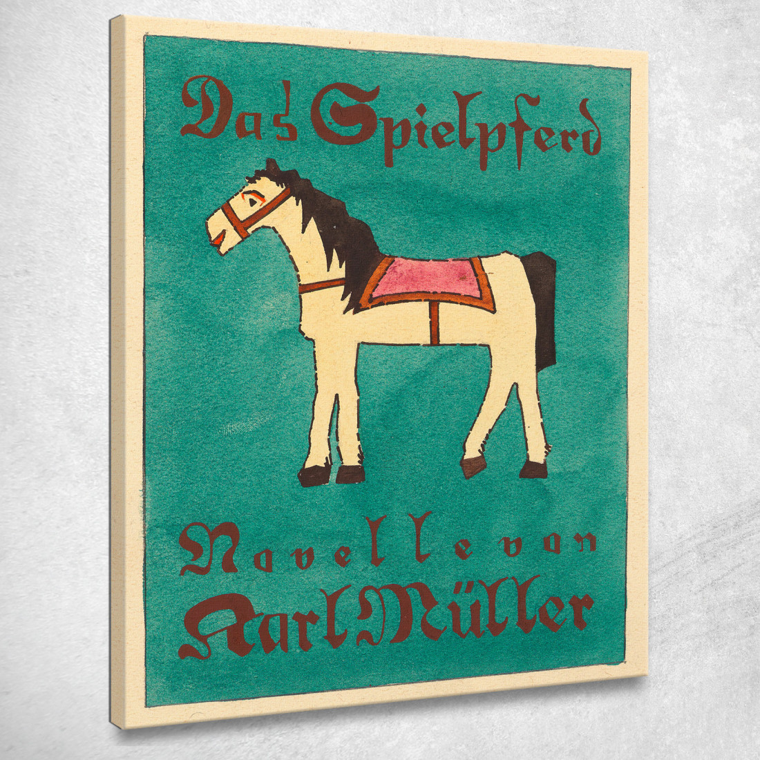 Il Racconto Del Cavallo Giocattolo Di Karl Müller Karl Wiener kwn97 quadro stampato su tela Il Racconto Del Cavallo Giocattolo Di Karl Müller Karl Wiener kwn97 quadro stampato su tela