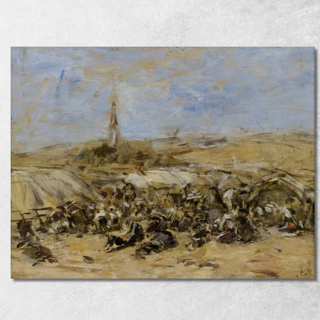 Pardon Di Sainte-Anne-La-Palud Eugène Boudin ebd103 quadro stampato su tela Pardon Di Sainte-Anne-La-Palud Eugène Boudin ebd103 quadro stampato su tela