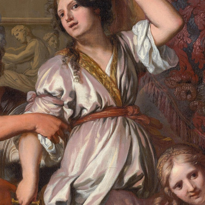 Achille Scoperto Tra Le Figlie Di Licomede Gerard de Lairesse gdl2 quadro stampato su tela