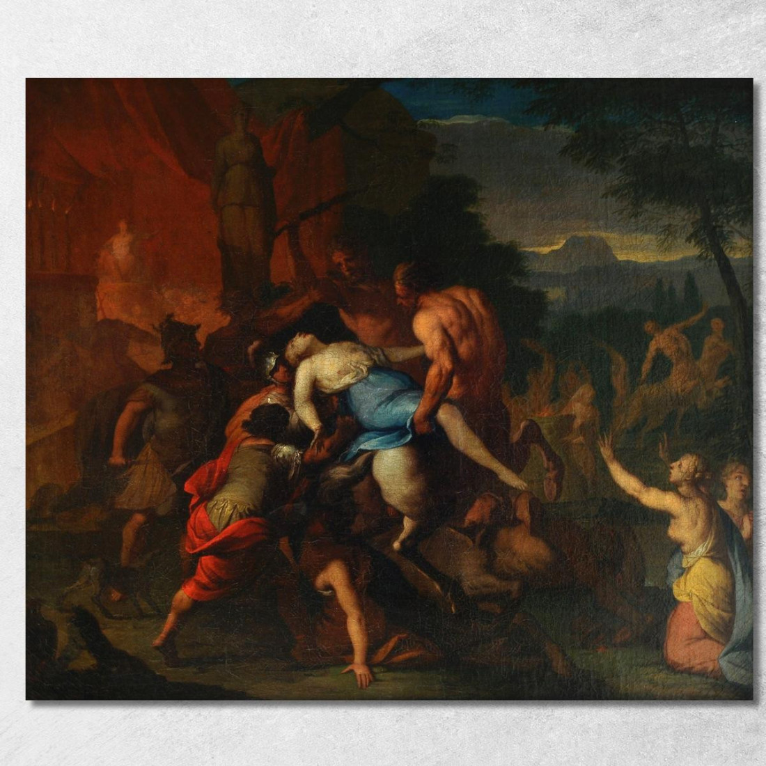 Combattimento Tra Centauri E Lapiti Gerard de Lairesse gdl12 quadro stampato su tela Combattimento Tra Centauri E Lapiti Gerard de Lairesse gdl12 quadro stampato su tela