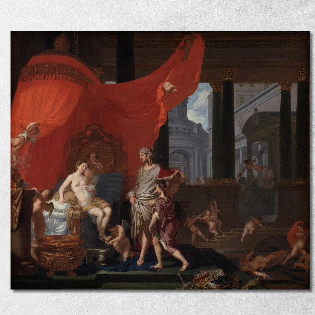 Le Nozze Di Alessandro E Rossana Gerard de Lairesse gdl26 quadro stampato su tela Le Nozze Di Alessandro E Rossana Gerard de Lairesse gdl26 quadro stampato su tela
