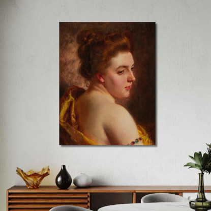 Spalle Bianche Gustave Jean Jacquet gjj24 quadro stampato su tela