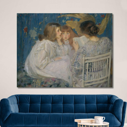 Racconti Della Giungla (Contes De La Jungle) James Jebusa Shannon jjs8 quadro stampato su tela