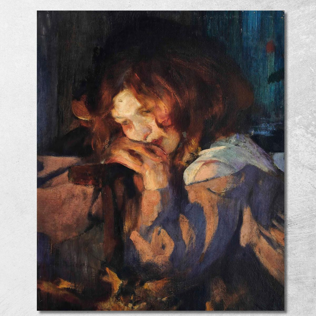 Kitty Alla Luce Del Fuoco James Jebusa Shannon jjs9 quadro stampato su tela Kitty Alla Luce Del Fuoco James Jebusa Shannon jjs9 quadro stampato su tela