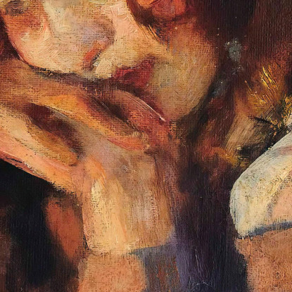 Kitty Alla Luce Del Fuoco James Jebusa Shannon jjs9 quadro stampato su tela