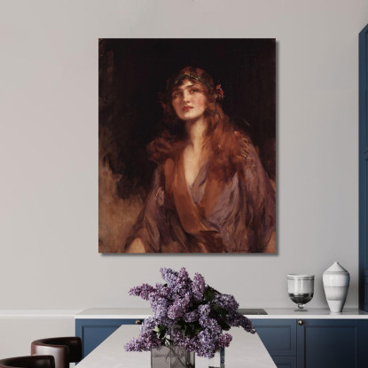 Lily Elsie (Mrs. Bullough) James Jebusa Shannon jjs11 quadro stampato su tela