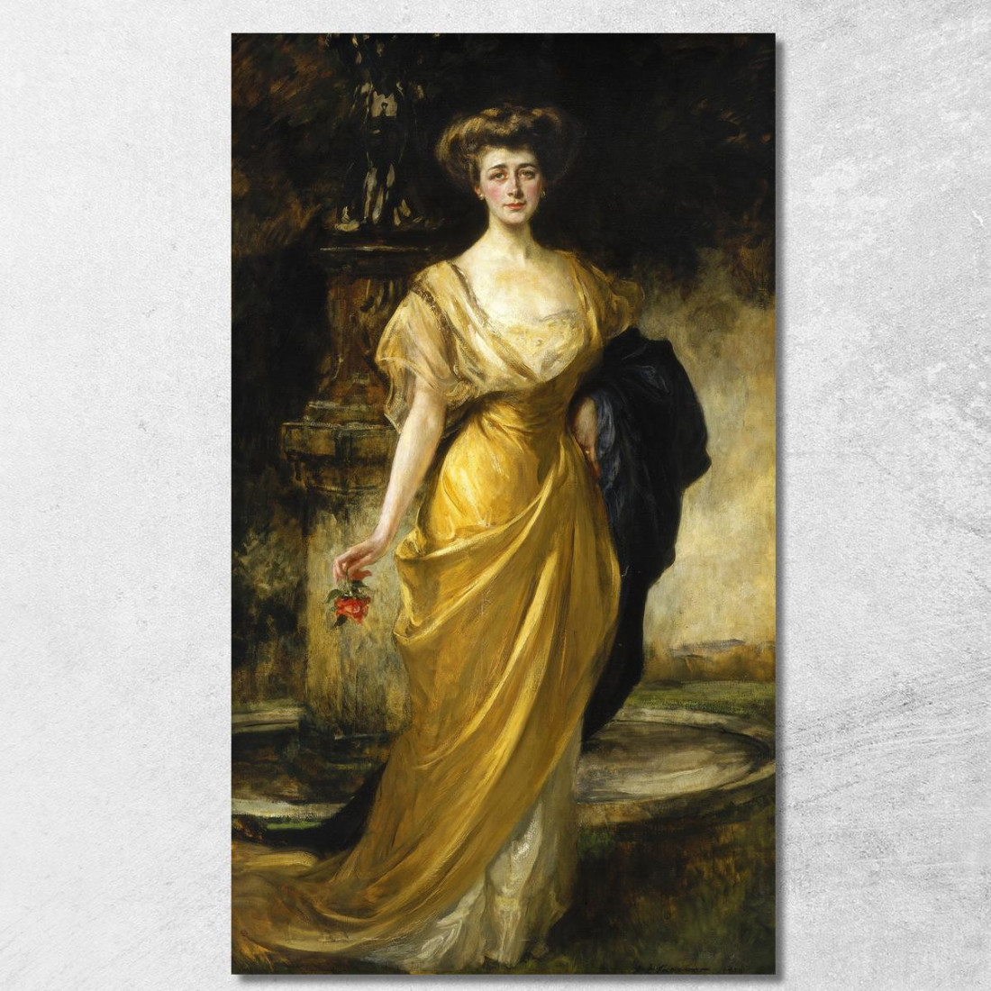 Nora Mcmullen Mellon (Mrs. Andrew W. Mellon) James Jebusa Shannon jjs17 quadro stampato su tela Nora Mcmullen Mellon (Mrs. Andrew W. Mellon) James Jebusa Shannon jjs17 quadro stampato su tela