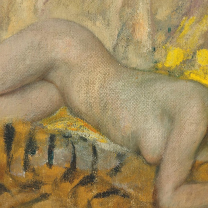 Nudo Su Pelle Di Tigre James Jebusa Shannon jjs18 quadro stampato su tela