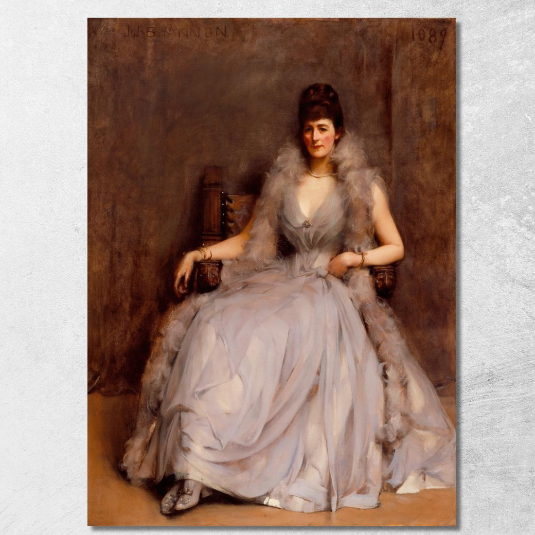 Ritratto Di Cecilia Tower James Jebusa Shannon jjs25 quadro stampato su tela Ritratto Di Cecilia Tower James Jebusa Shannon jjs25 quadro stampato su tela