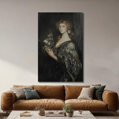 La Nave D'Argento James Jebusa Shannon jjs47 quadro stampato su tela