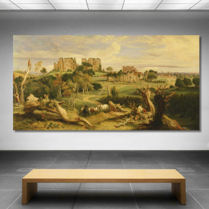 Castello Di Kenilworth Warwickshire James Ward jwr21 quadro stampato su tela