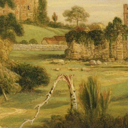 Castello Di Kenilworth Warwickshire James Ward jwr21 quadro stampato su tela