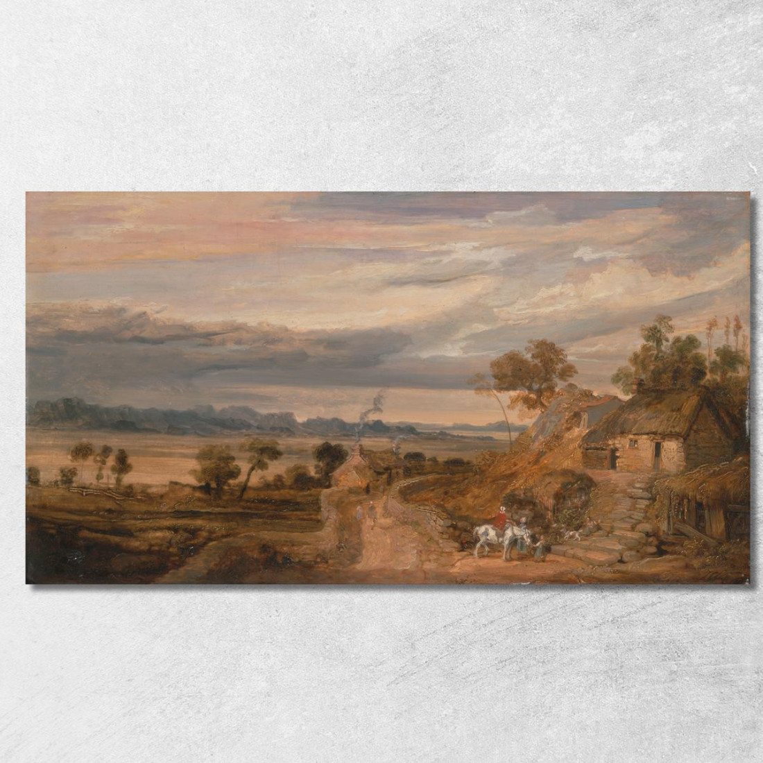 Paesaggio Con Cottage James Ward jwr24 quadro stampato su tela Paesaggio Con Cottage James Ward jwr24 quadro stampato su tela