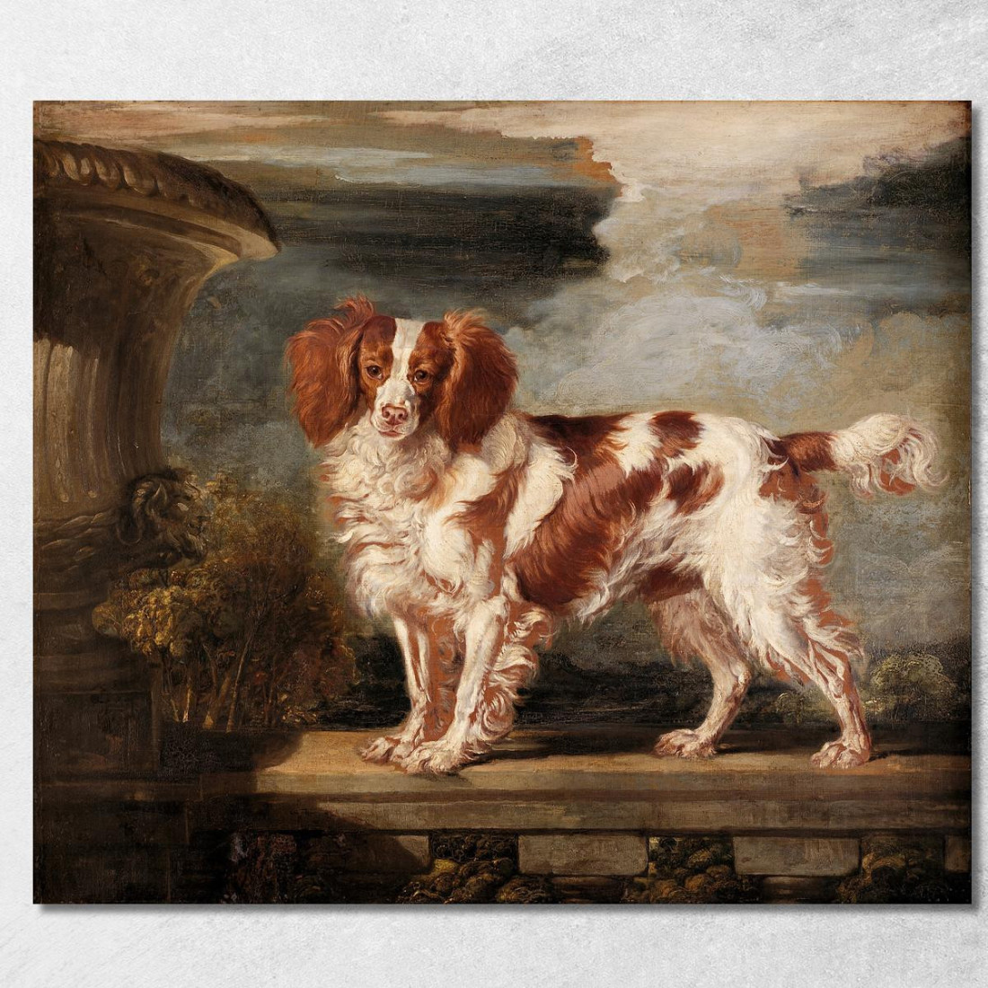 Ritratto Di Dash Uno Spaniel Preferito Di Proprietà Di Lady Frances Vane-Tempest James Ward jwr27 quadro stampato su tela Ritratto Di Dash Uno Spaniel Preferito Di Proprietà Di Lady Frances Vane-Tempest James Ward jwr27 quadro stampato su tela