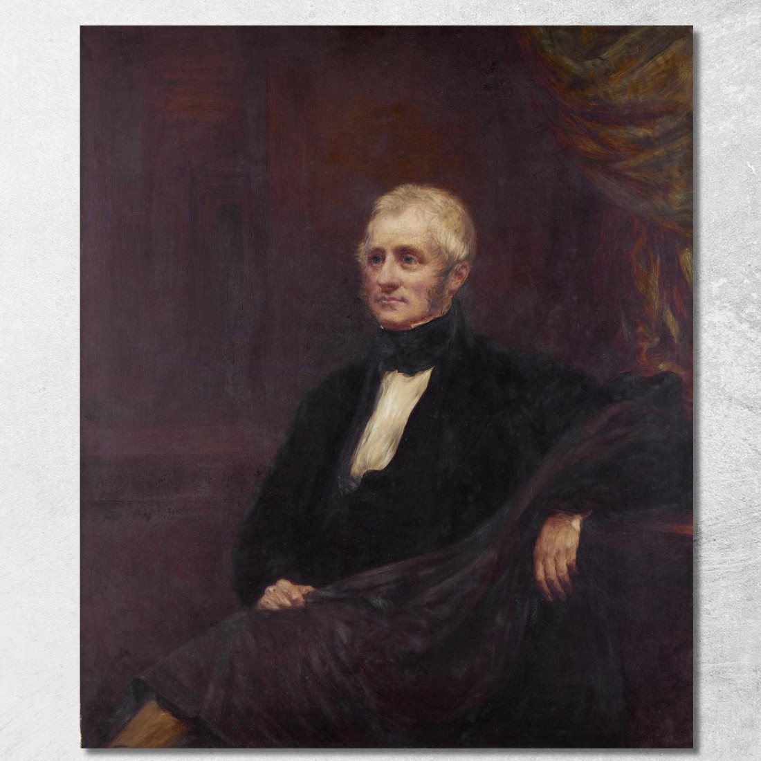 Henry Stephen Fox-Strangways 3º Conte Di Ilchester John Linnell jln12 quadro stampato su tela Henry Stephen Fox-Strangways 3º Conte Di Ilchester John Linnell jln12 quadro stampato su tela
