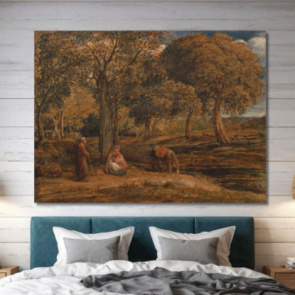 Il Riposo Durante La Fuga In Egitto John Linnell jln29 quadro stampato su tela