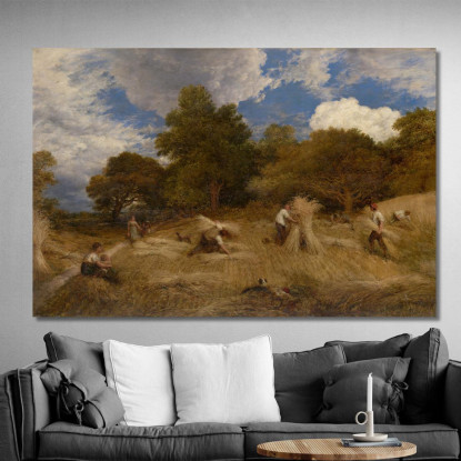 Grano John Linnell jln32 quadro stampato su tela