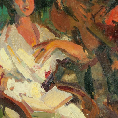 Duetto Serale Konstantin Alexeevich Korovin kak5 quadro stampato su tela
