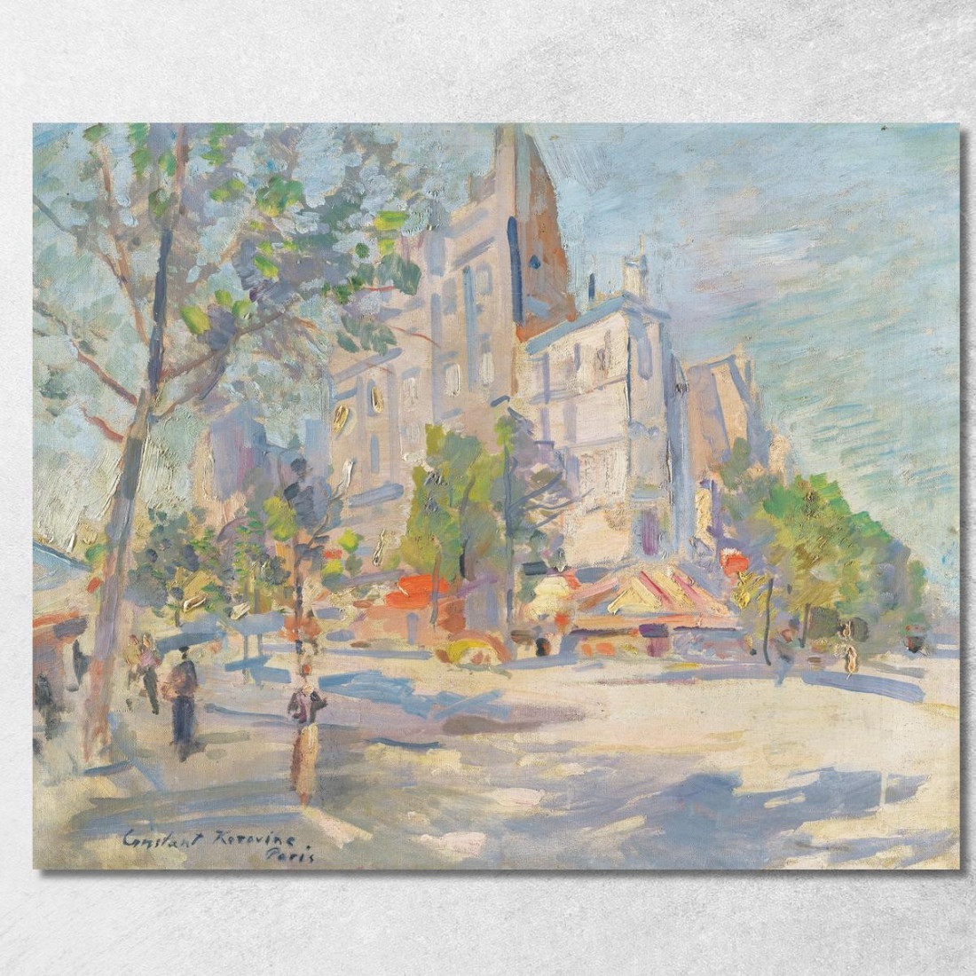 Parigi In Primavera Konstantin Alexeevich Korovin kak18 quadro stampato su tela Parigi In Primavera Konstantin Alexeevich Korovin kak18 quadro stampato su tela