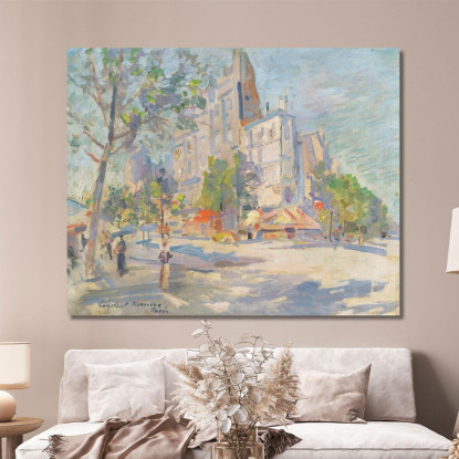 Parigi In Primavera Konstantin Alexeevich Korovin kak18 quadro stampato su tela