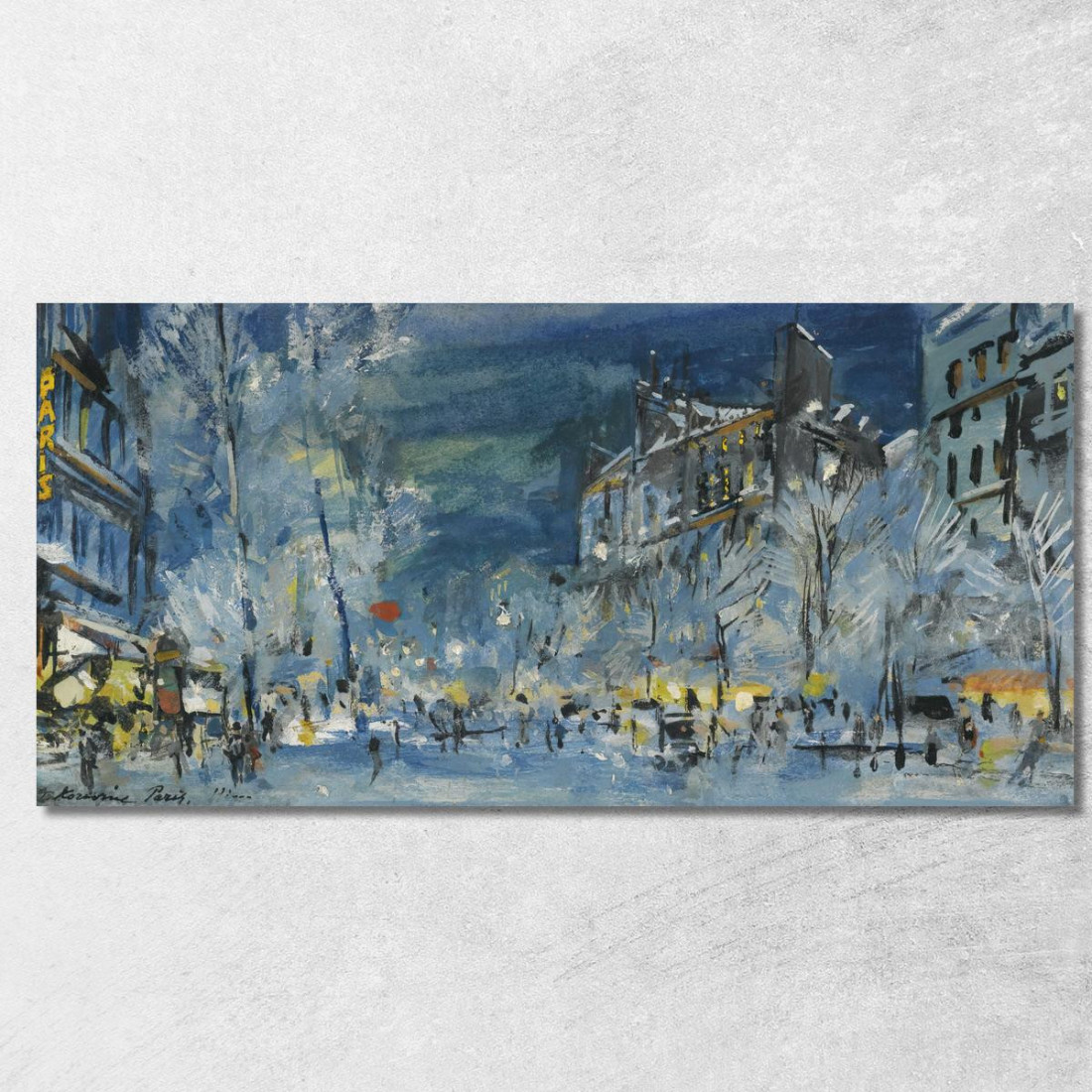 Parigi In Inverno Konstantin Alexeevich Korovin kak19 quadro stampato su tela Parigi In Inverno Konstantin Alexeevich Korovin kak19 quadro stampato su tela