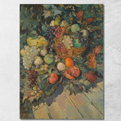 Natura Morta Con Frutta Konstantin Alexeevich Korovin kak29 quadro stampato su tela