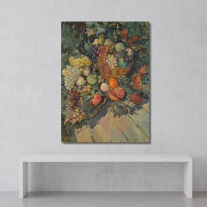 Natura Morta Con Frutta Konstantin Alexeevich Korovin kak29 quadro stampato su tela