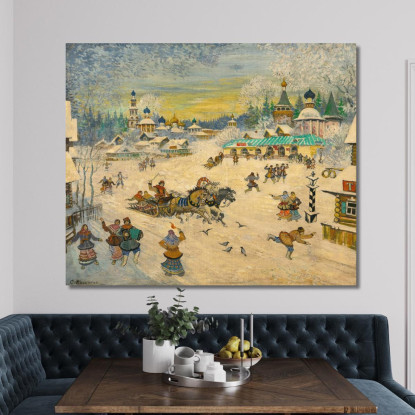 Piazza Della Città Konstantin Alexeevich Korovin kak31 quadro stampato su tela
