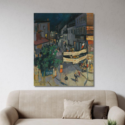 Vichy Di Notte Konstantin Alexeevich Korovin kak37 quadro stampato su tela