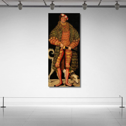 Duca Enrico Il Pio Lucas Cranach the Elder lce17 quadro stampato su tela