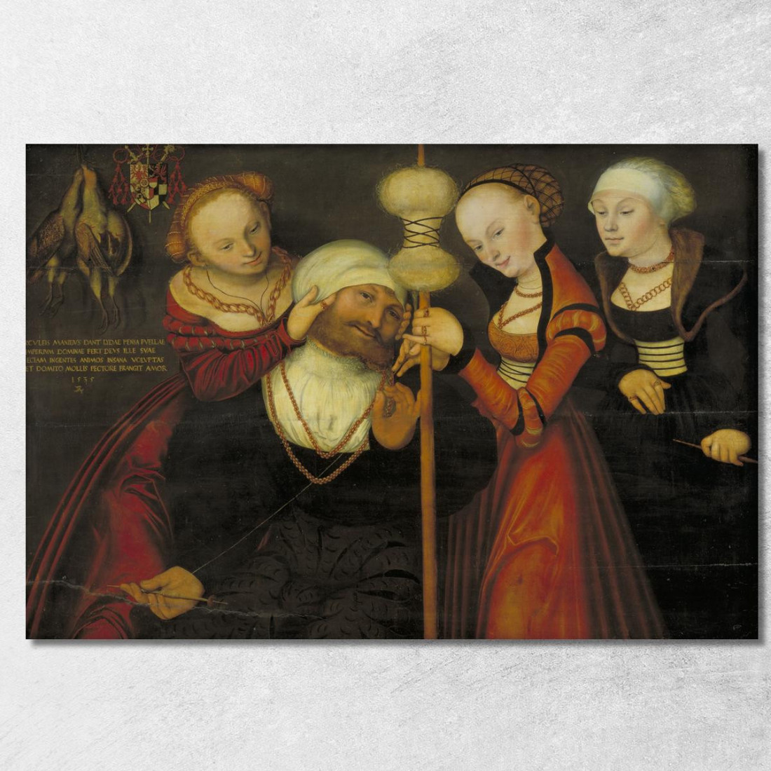 Ercole Con Onfale Lucas Cranach the Elder lce19 quadro stampato su tela Ercole Con Onfale Lucas Cranach the Elder lce19 quadro stampato su tela