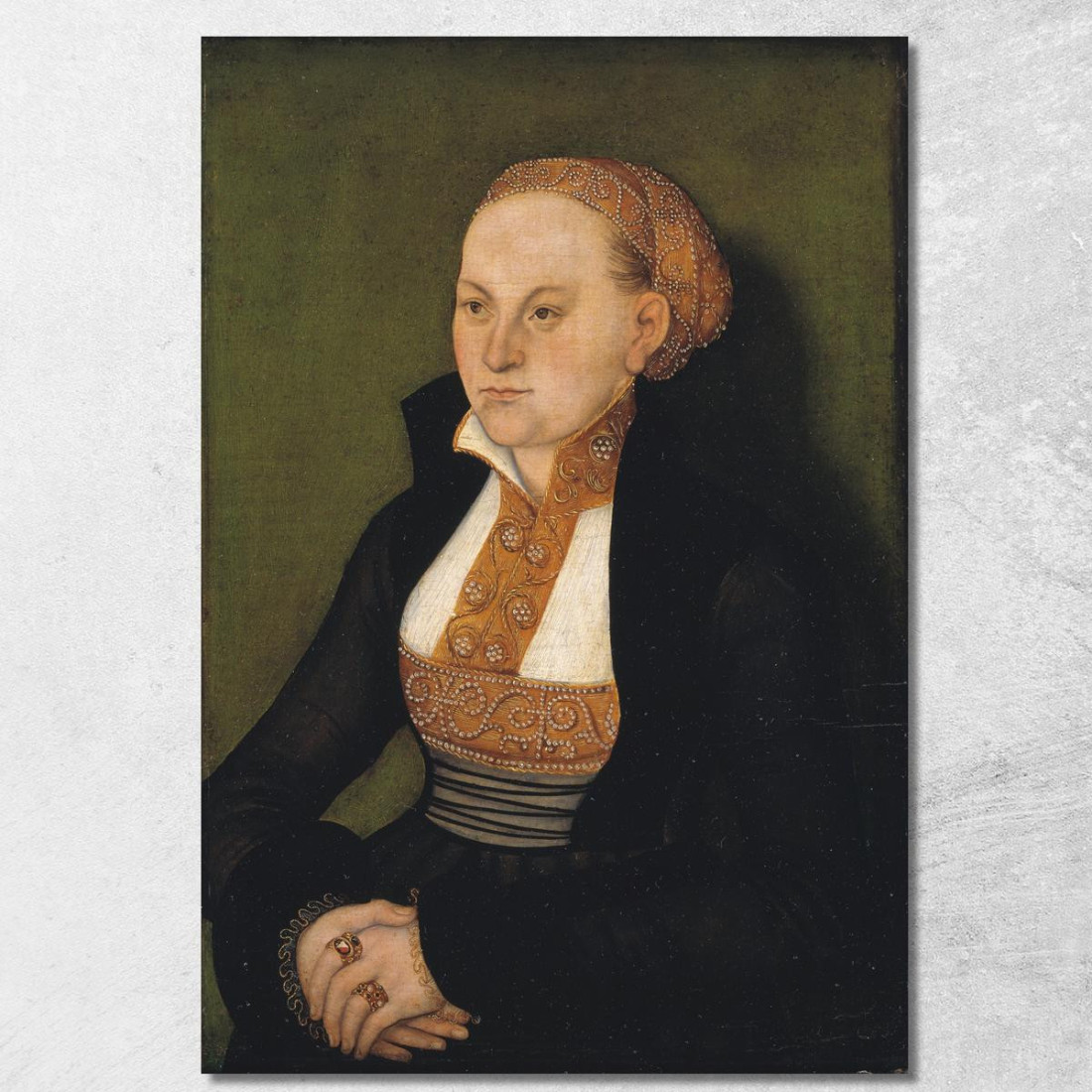 Ritratto Di Una Dama Lucas Cranach the Elder lce41 quadro stampato su tela Ritratto Di Una Dama Lucas Cranach the Elder lce41 quadro stampato su tela