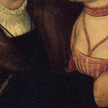 La Coppia Male Assortita 2 Lucas Cranach the Elder lce71 quadro stampato su tela