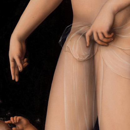 Venere Con Cupido Come Ladro Di Miele Lucas Cranach the Elder lce90 quadro stampato su tela