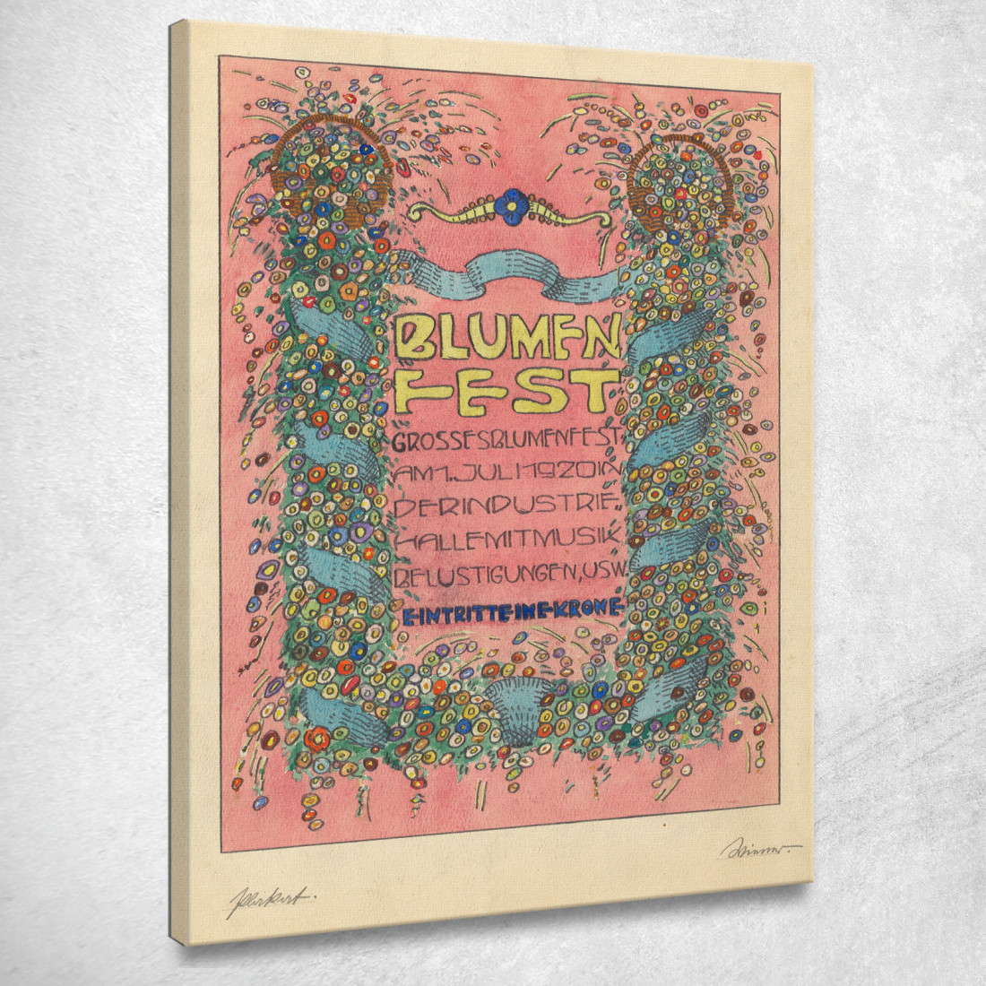 Bozze Per Il Festival Dei Fiori Grande Festival Dei Fiori Il 1 Luglio 1920 Karl Wiener kwn164 quadro stampato su tela Bozze Per Il Festival Dei Fiori Grande Festival Dei Fiori Il 1 Luglio 1920 Karl Wiener kwn164 quadro stampato su tela