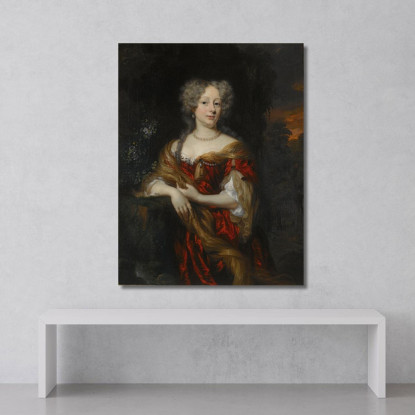 Ritratto Di Una Dama 2 Nicolaes Maes nma15 quadro stampato su tela