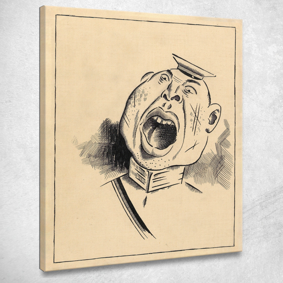 Un Grido Come Un Tuono Ruggisce Karl Wiener kwn170 quadro stampato su tela Un Grido Come Un Tuono Ruggisce Karl Wiener kwn170 quadro stampato su tela