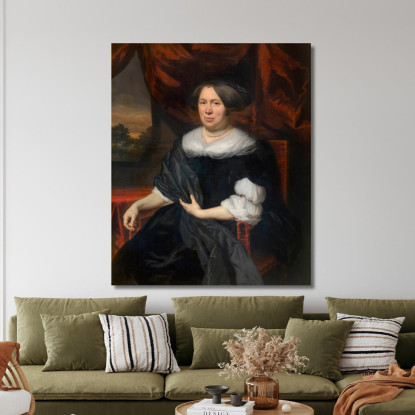 Ritratto Di Una Donna 2 Nicolaes Maes nma23 quadro stampato su tela