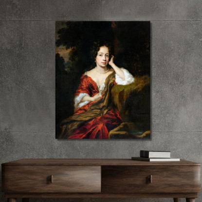 Ritratto Di Una Donna 3 Nicolaes Maes nma24 quadro stampato su tela