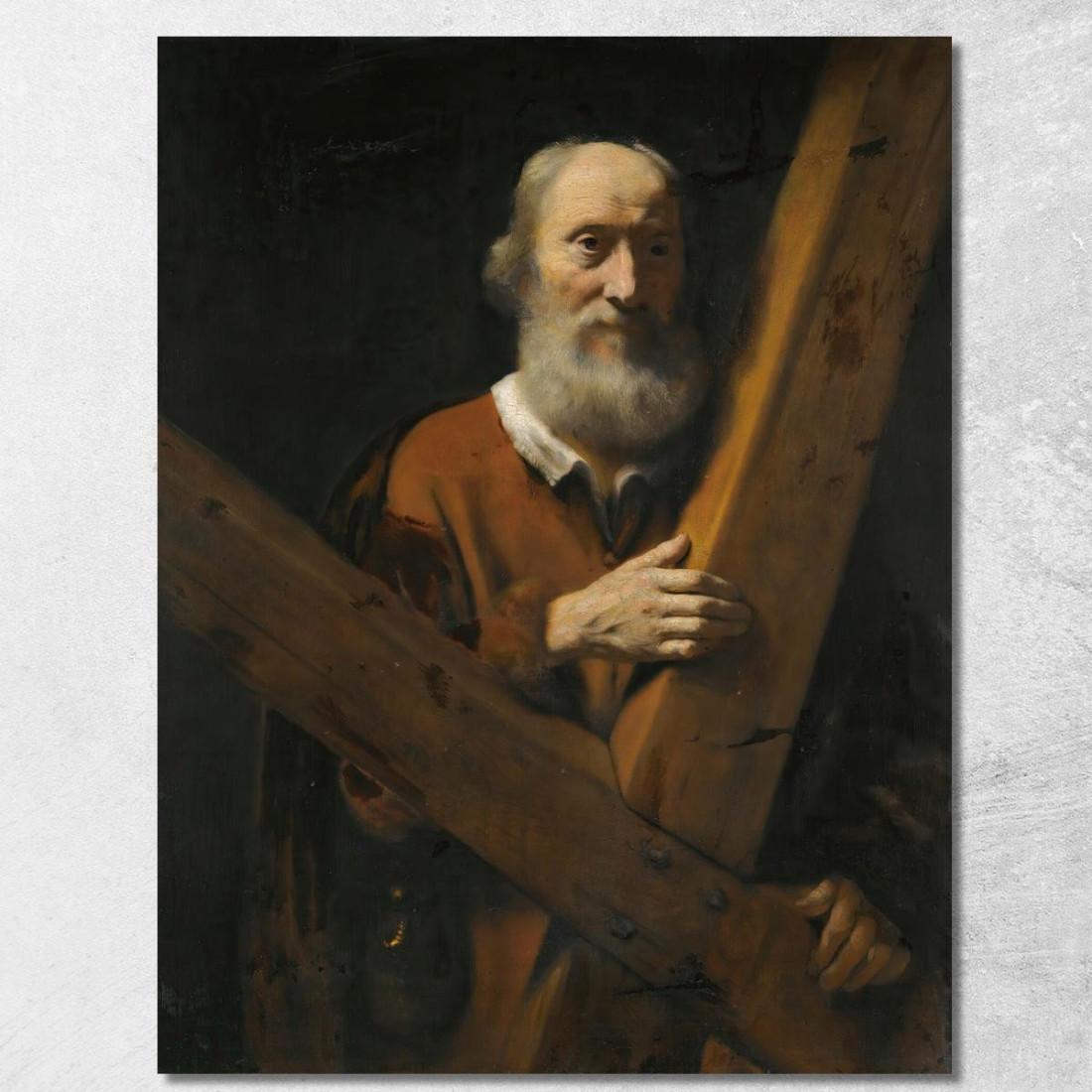 San Andrea Nicolaes Maes nma34 quadro stampato su tela San Andrea Nicolaes Maes nma34 quadro stampato su tela
