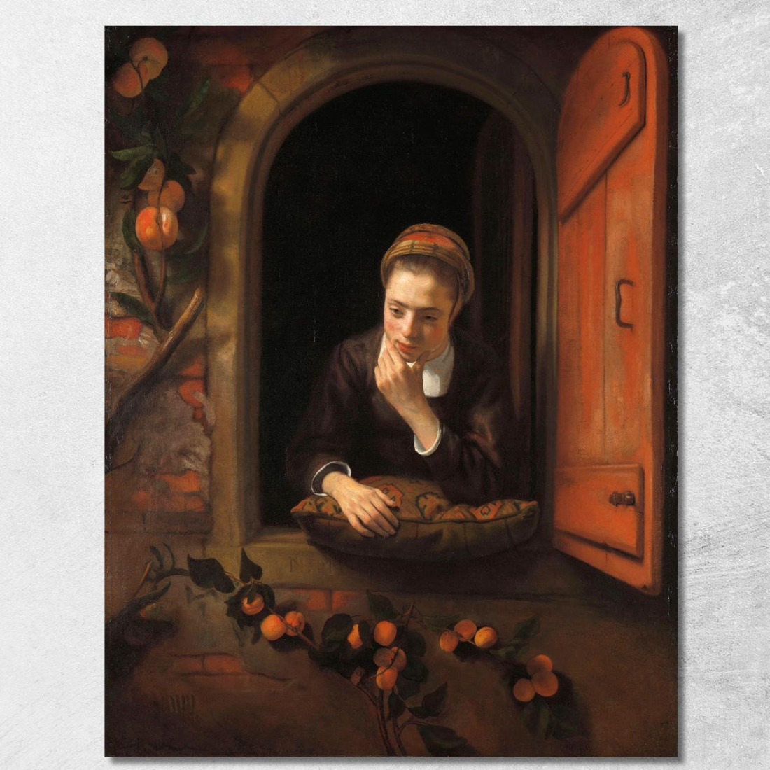 Il Sognatore Ad Occhi Aperti Nicolaes Maes nma36 quadro stampato su tela Il Sognatore Ad Occhi Aperti Nicolaes Maes nma36 quadro stampato su tela