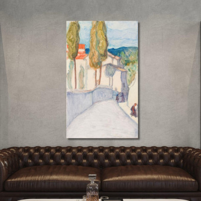 Firenze Viale Dei Colli Pekka Halonen phl6 quadro stampato su tela