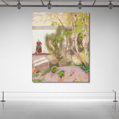 Dal Giardino Pekka Halonen phl7 quadro stampato su tela