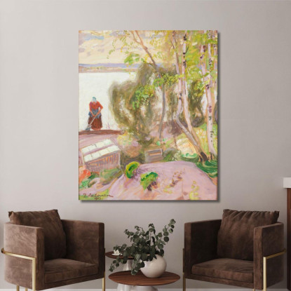 Dal Giardino Pekka Halonen phl7 quadro stampato su tela