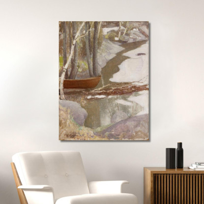 Paesaggio Primaverile Pekka Halonen phl22 quadro stampato su tela