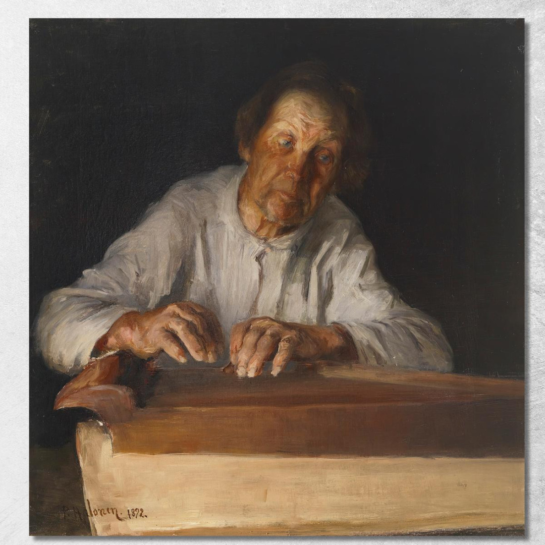 Il Suonatore Di Kantele Pekka Halonen phl26 quadro stampato su tela Il Suonatore Di Kantele Pekka Halonen phl26 quadro stampato su tela