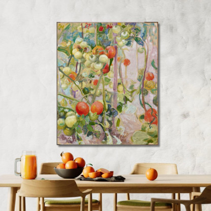 Pomodori Pekka Halonen phl31 quadro stampato su tela